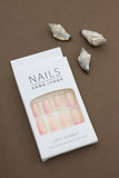 Floral Frenzy Press-On Nails - 24pcs DIY Set with Pink and Yellow Flower Accents for a Playful Look