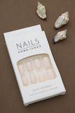 Soft Blush Nude Nail Set with Subtle Glitter Accents – A Minimalist’s Dream for Everyday Elegance, 24pcs for a Natural and Comfortable Fit.