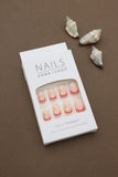 Floral French Tip Press-On Nails – A Fresh Spring Look for Any Occasion