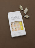 Yellow and Floral Press-On Nails - Playful Daisy Design DIY Nail Kit (24pcs)
