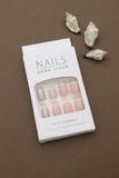 Elevate your style with these subtle and sophisticated press-on nails. Perfect for a natural yet polished look!