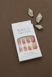 Playful Pink Press-On Nails – Floral, Eyelash, and Heart Accents for a Fun and Whimsical Look