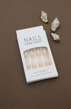 Elegant Nude Ombre Almond Press-On Nails - Subtle Sophistication