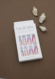 Vibrant Daisy French Tips – A Playful Blend of Pastel Shades and Delicate Floral Art. Perfect for Adding a Pop of Color to Your Look. Experience Style and Comfort with These Professional Nail Tips.