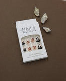Spooky Halloween Press-On Nails – Pumpkin, Ghost & Drip Design, 24pcs DIY Set